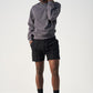 3D Raw Edge Fleece Sweatshorts