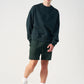 3D Raw Edge Fleece Sweatshorts