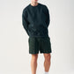 3D Raw Edge Fleece Sweatshorts