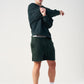 3D Raw Edge Fleece Sweatshorts