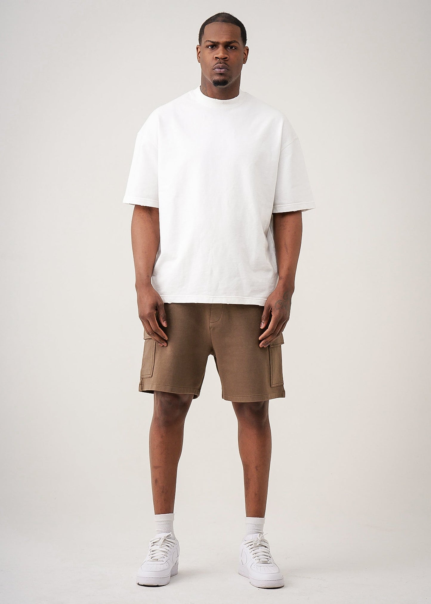 12 OZ Garment Dye Interlock Cargo Shorts