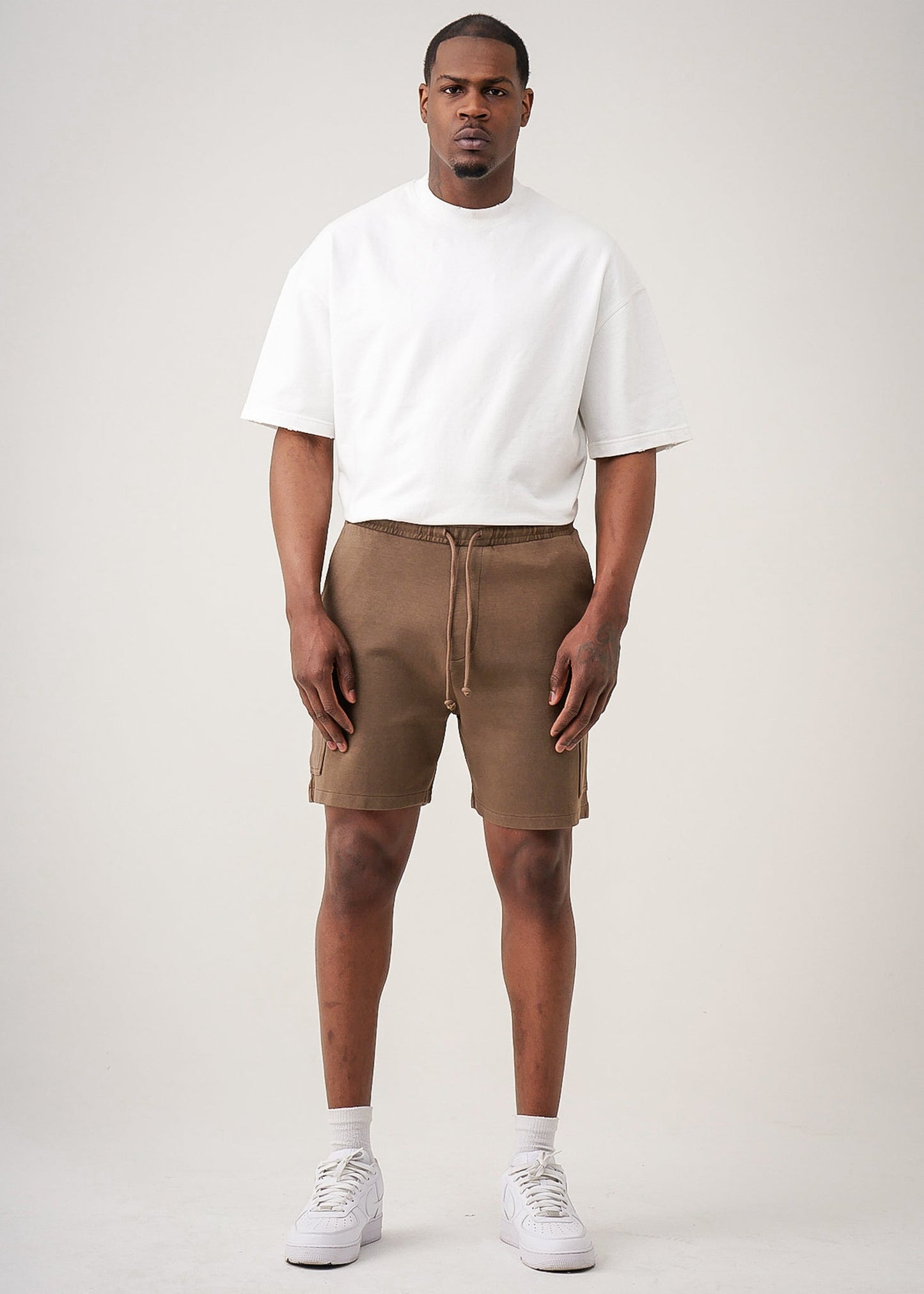 12 OZ Garment Dye Interlock Cargo Shorts