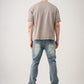 10 OZ Oversized Garment Dyed French Terry Distressed T-Shirt