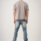 10 OZ Oversized Garment Dyed French Terry Distressed T-Shirt