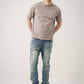 10 OZ Oversized Garment Dyed French Terry Distressed T-Shirt