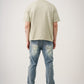 10 OZ Oversized Garment Dyed French Terry Distressed T-Shirt