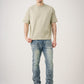 10 OZ Oversized Garment Dyed French Terry Distressed T-Shirt