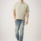 10 OZ Oversized Garment Dyed French Terry Distressed T-Shirt