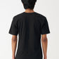 Black Combed Cotton T-Shirt