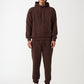 Brown Heavy Blend Fleece SweatSuit