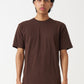 Brown Combed Cotton T-Shirt