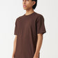 Brown Combed Cotton T-Shirt