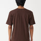 Brown Combed Cotton T-Shirt