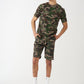 Camo T-Shirt And Short Set