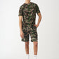 Camo T-Shirt And Short Set