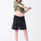 Olive Green Combed Cotton Crop Top T-Shirt