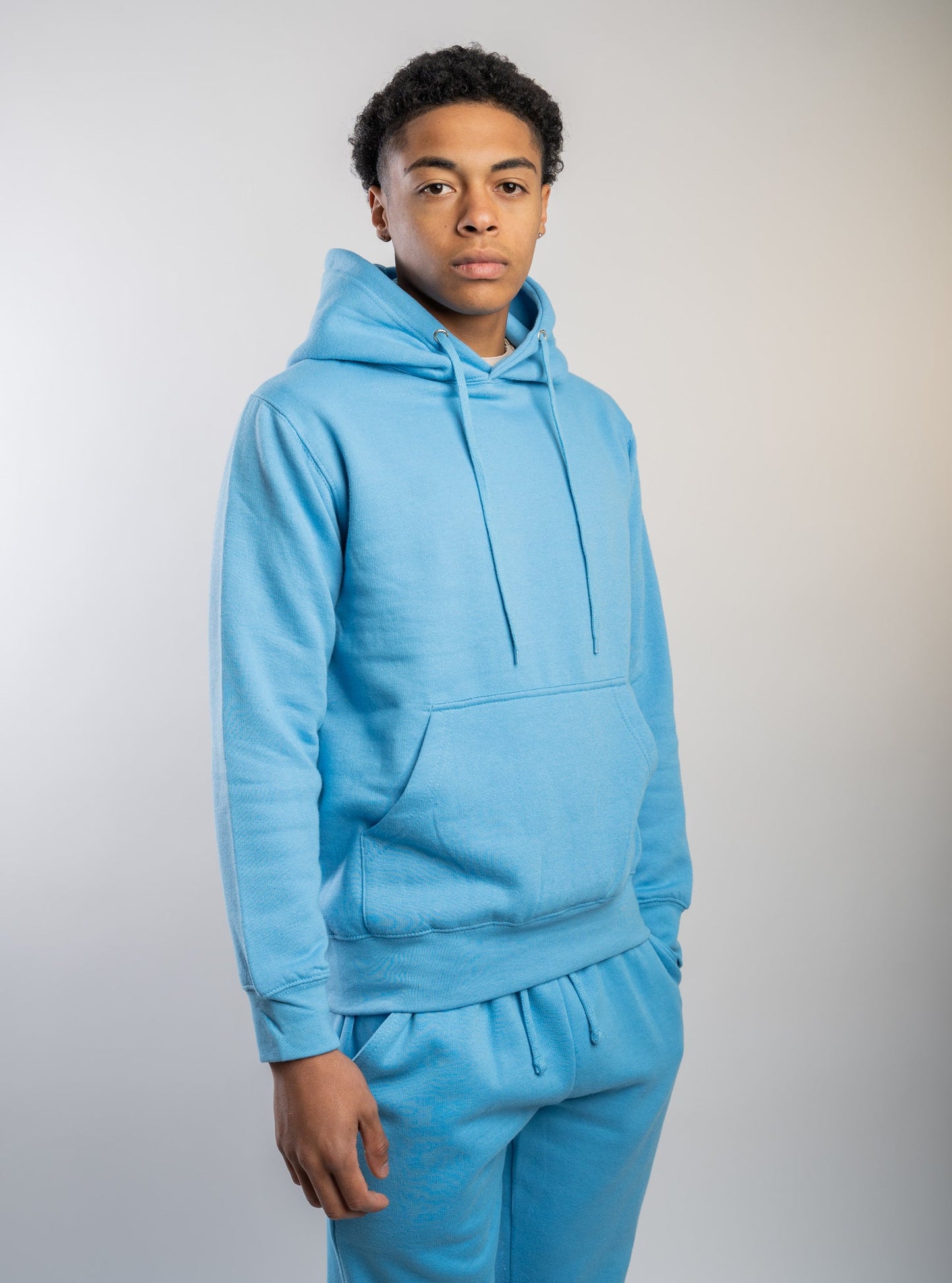 Sky Blue Heavy Blend Fleece SweatSuit