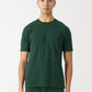 Dark Green Combed Cotton T-Shirt