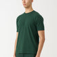 Dark Green Combed Cotton T-Shirt