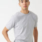 Gray Combed Cotton T-Shirt