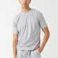 Gray Combed Cotton T-Shirt