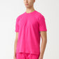 Hot Pink Combed Cotton T-Shirt