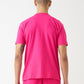 Hot Pink Combed Cotton T-Shirt