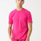 Hot Pink Combed Cotton T-Shirt