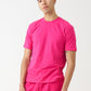 Hot Pink Combed Cotton T-Shirt