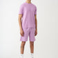 Lilac T-Shirt And Short Set