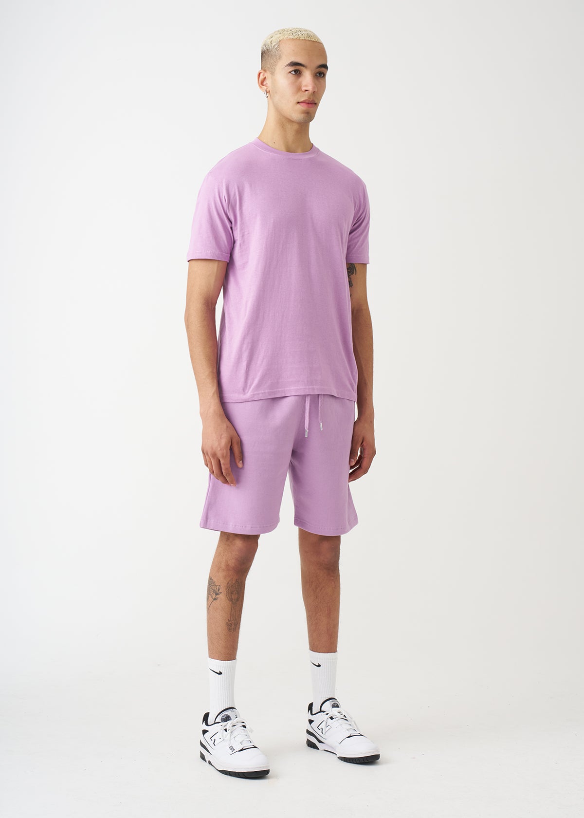 Lilac T-Shirt And Short Set