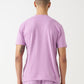 Lilac Combed Cotton T-Shirt