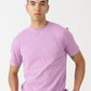 Lilac Combed Cotton T-Shirt