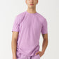 Lilac Combed Cotton T-Shirt