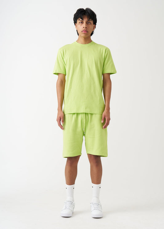 Lime T-Shirt And Short Set