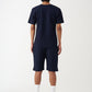 Navy T-Shirt And Short Set