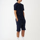 Navy T-Shirt And Short Set