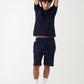 Navy T-Shirt And Short Set