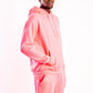 Neon Pink Heavy Blend Fleece Hooded Sweatshirt