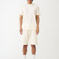 Off-White T-Shirt And Short Set