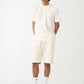 Off-White T-Shirt And Short Set