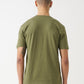 Olive Green Combed Cotton T-Shirt