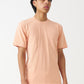 Peach Combed Cotton T-Shirt