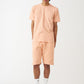 Peach T-Shirt And Short Set