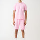 Light Pink T-Shirt And Short Set