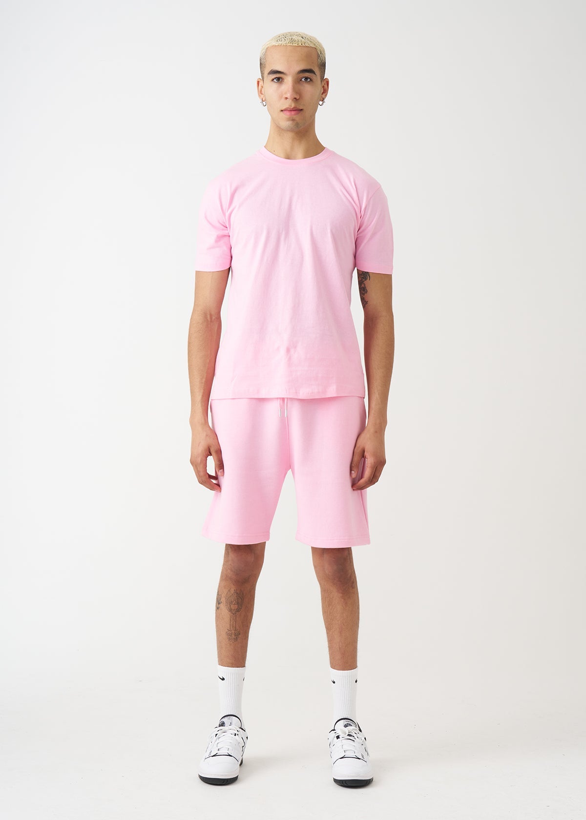 Light Pink T-Shirt And Short Set