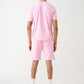 Light Pink T-Shirt And Short Set