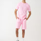 Light Pink T-Shirt And Short Set