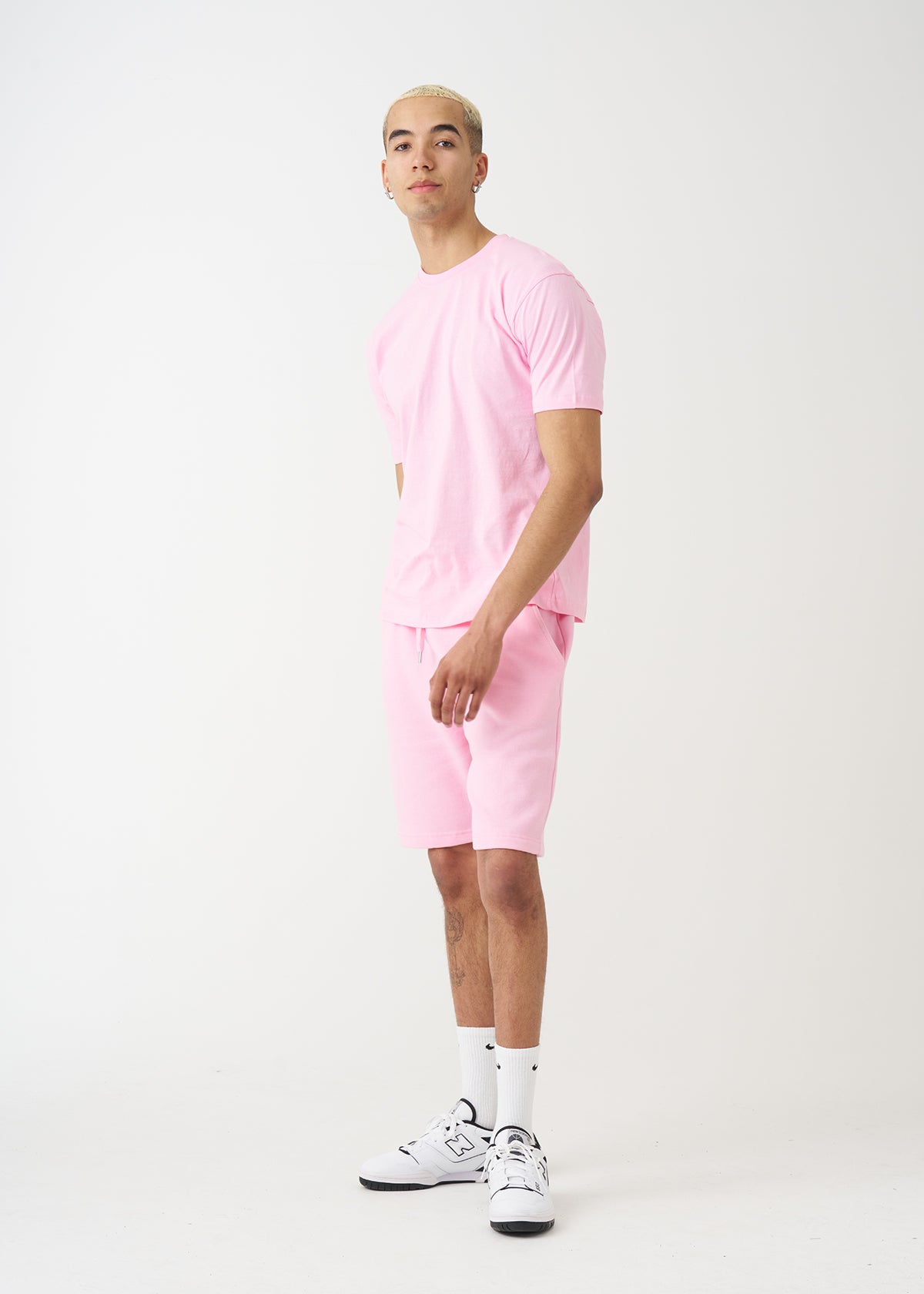 Light Pink T-Shirt And Short Set