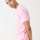 Pink Combed Cotton T-Shirt